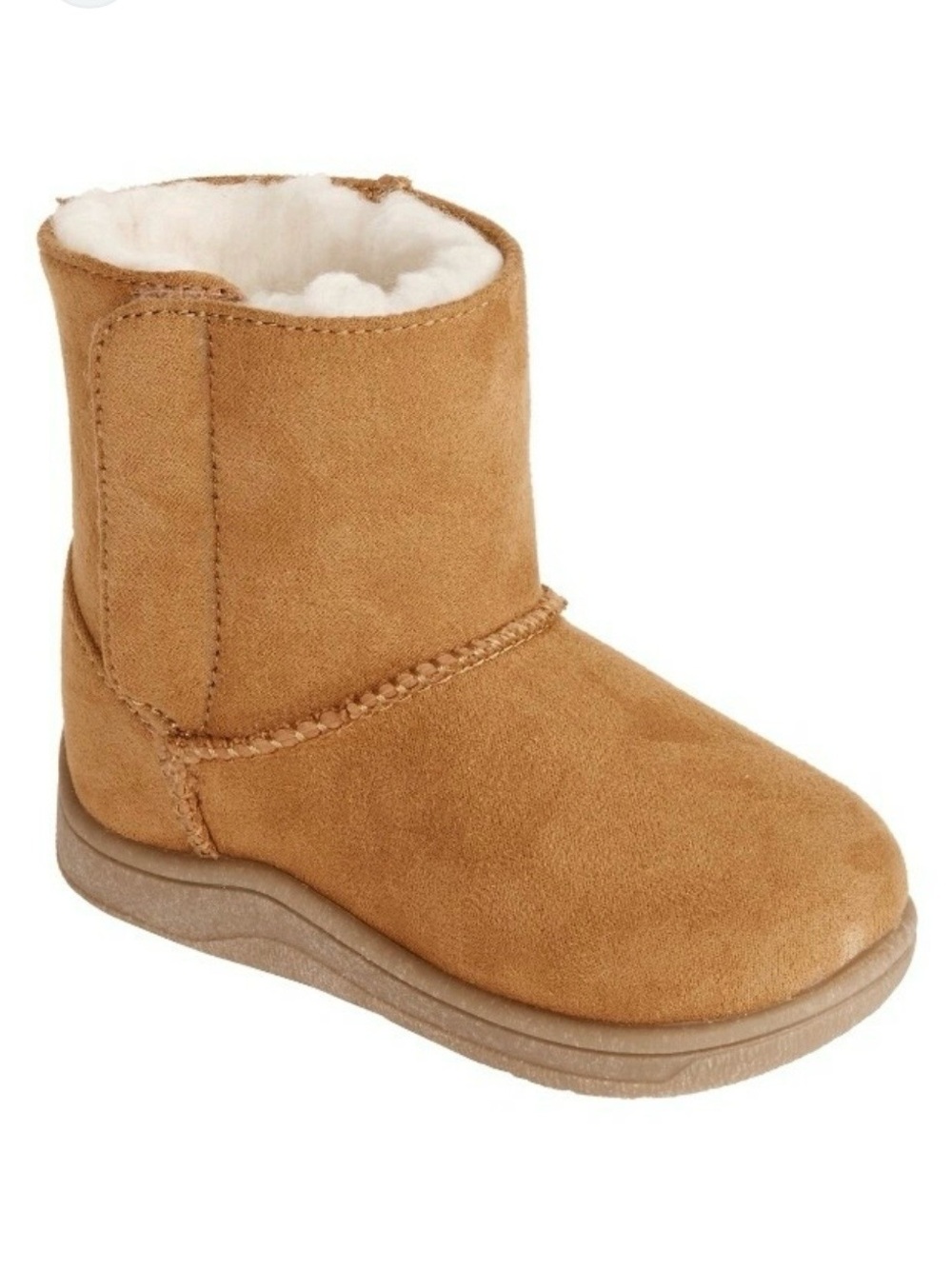 wonder nation Tan Kids Cozy Faux-Shearling Boots